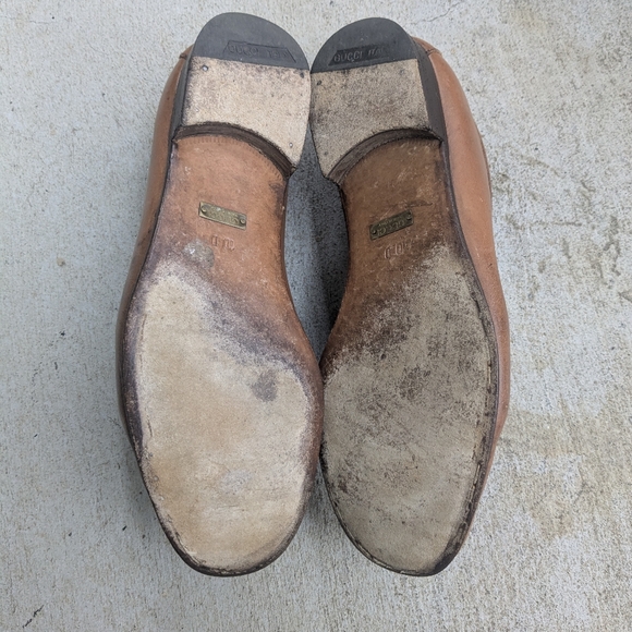 Gucci Horsebit Loafers Brown Leather Men 10 D - Picture 12 of 16